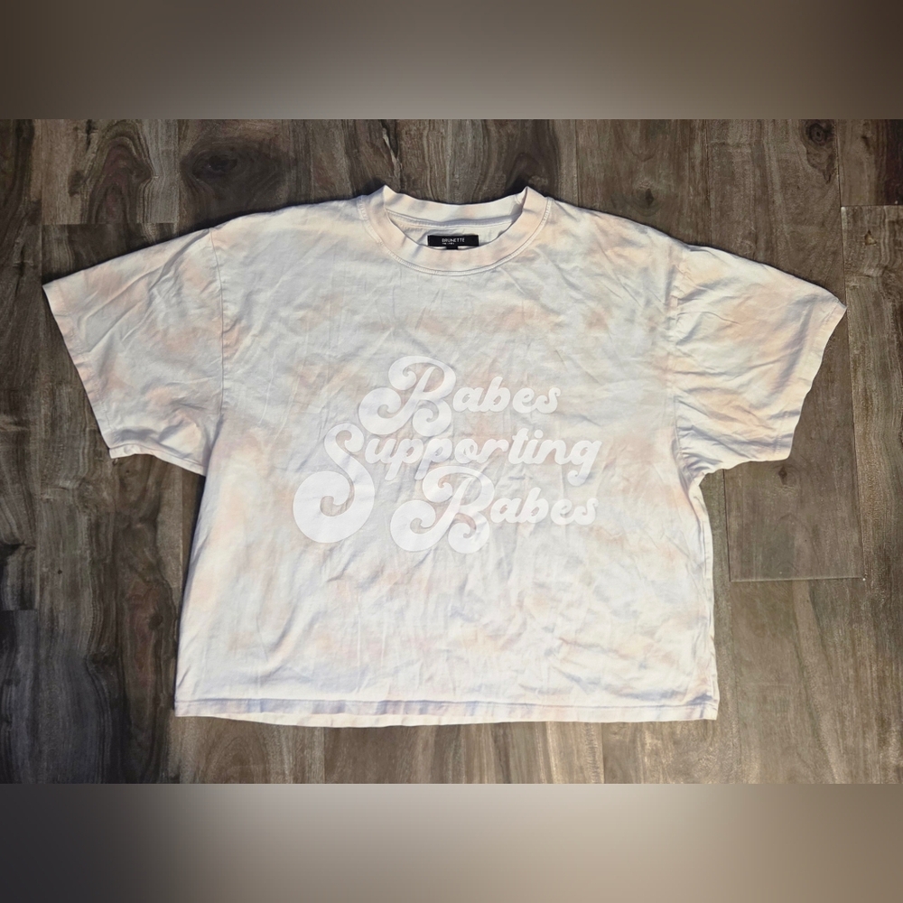 Brunette The Label White Tee